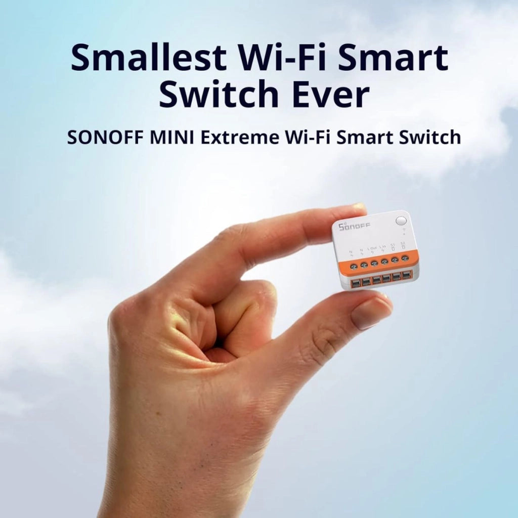 SonOff Mini R4 Extreme Interruttore Intelligente Smart WiFi Funziona con Alexa Google
