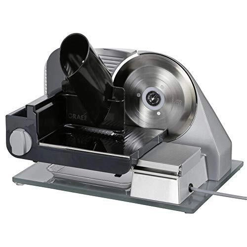 GRAEF CLASSIC C 21+ Taglierina Elettrica con Motore Ecologico Vassoio di Raccolta Scorrevole Rimovibile Interblocco di Sicurezza colore Nero