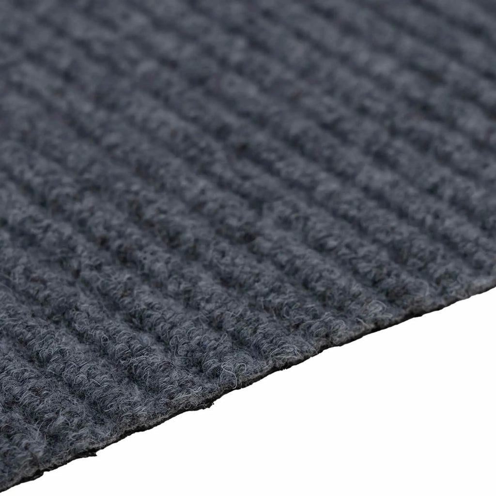 Runner in Moquette | Runner Tappeto Grigio 80 x 300 cm Tessuto