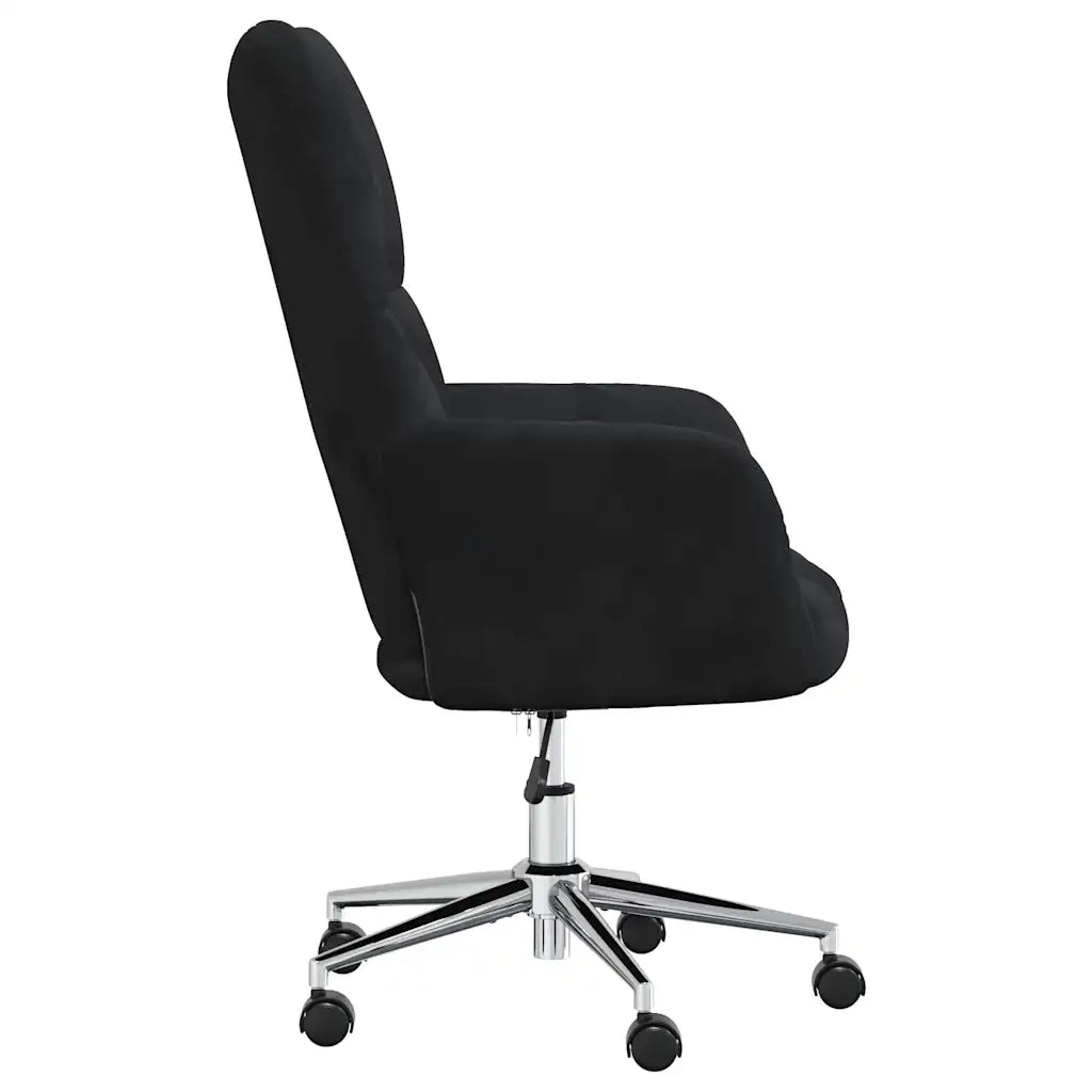 Poltrona Relax Nera in Velluto 328167