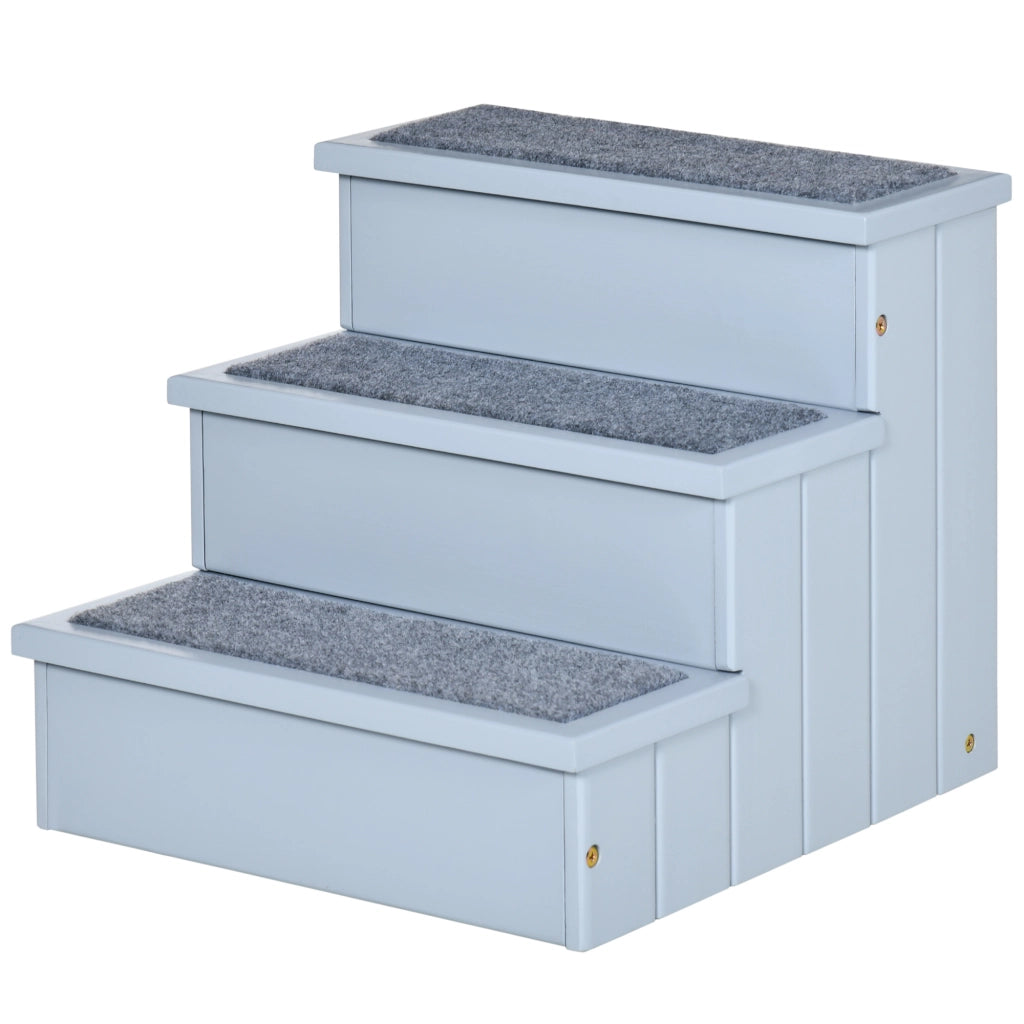 Scala per cani 3 gradini 38 cm alta ¨C zephmum ¨C grigio