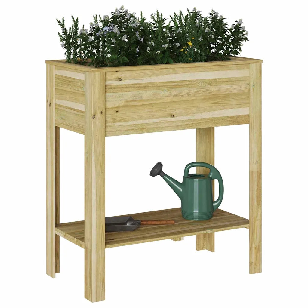 Vaso Alto Marrone 85,5 x 46,5 x 96 cm Legno di pino impregnato 42013033