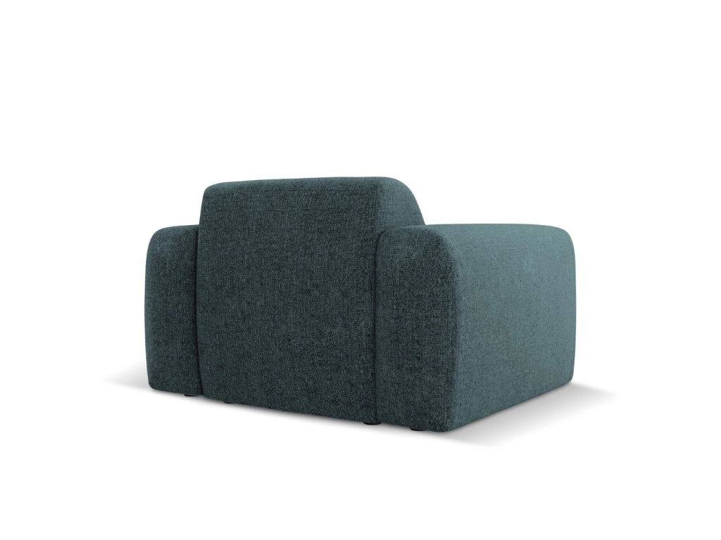 Cosmopolitan Design - Poltrona "Nolio" 2 posti in ciniglia petrolio 