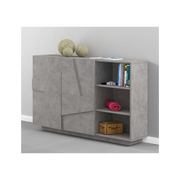 Mobile Multiuso Ping 120 – 2 ante/ 3 vani – Cemento Bronx