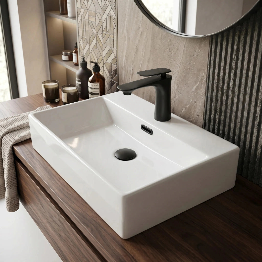 Lavabo Da Appoggio / Murale Rea Bonita