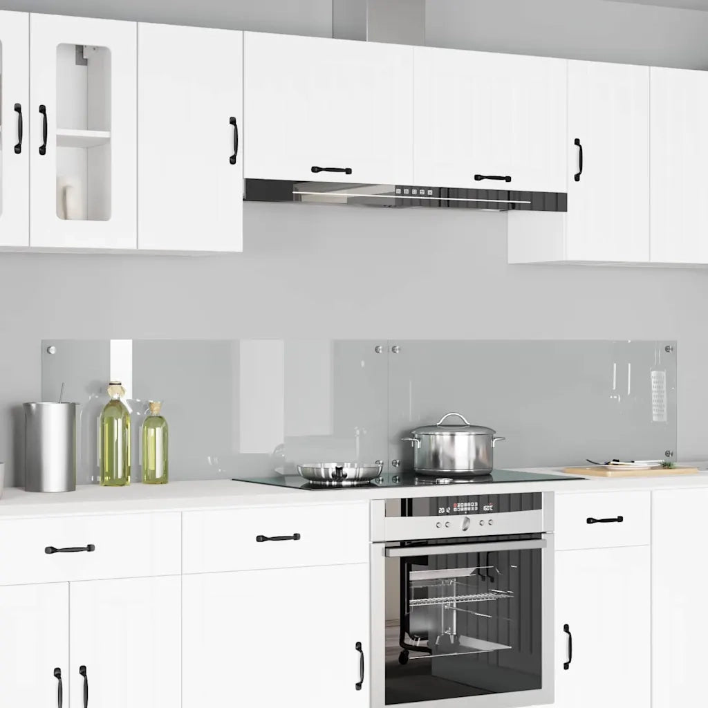 Schienale da cucina 2 pz Trasparente 110 x 40 cm CFW4221806