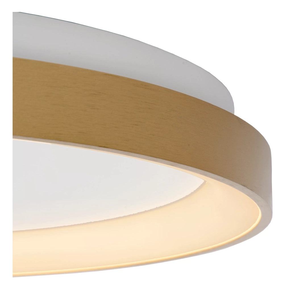 Plafoniera LED 48 cm 38W oro rotonda Vidal Lucide