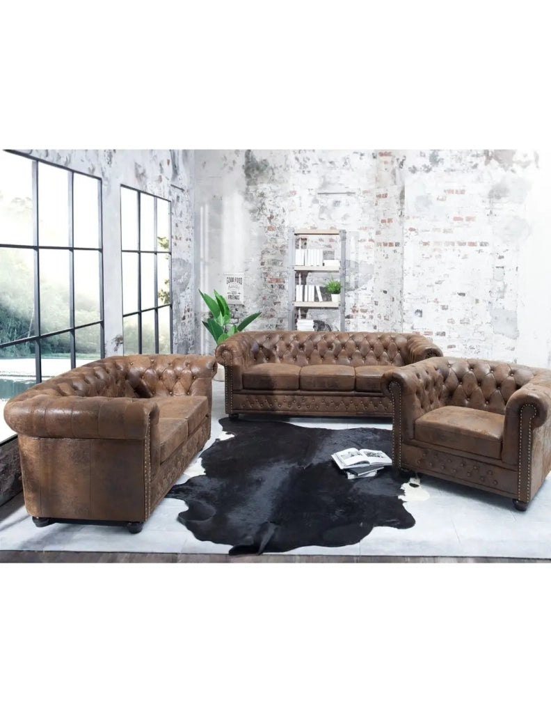 Poltrona EDGAR – Marrone – Stile barocco
