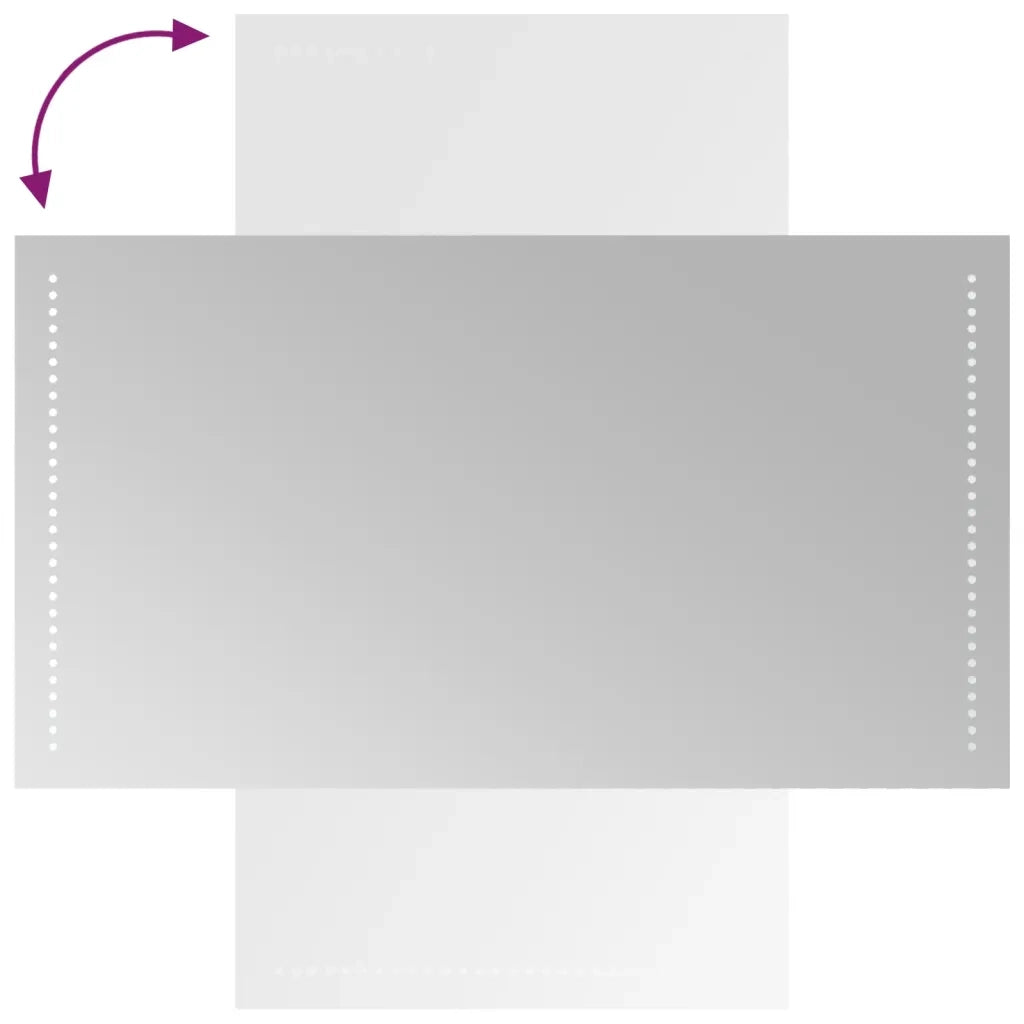Specchio da Bagno con Luci LED 50x90 cm 3154053