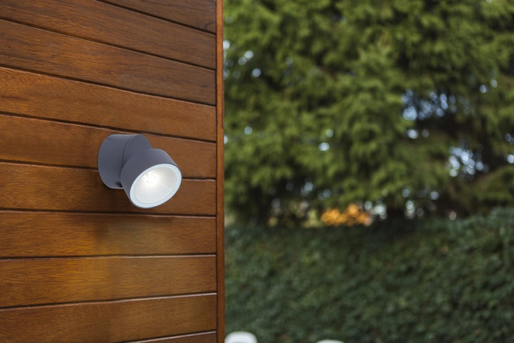 Applique esterna TRUMPET Lutec LED 8W antracite IP54