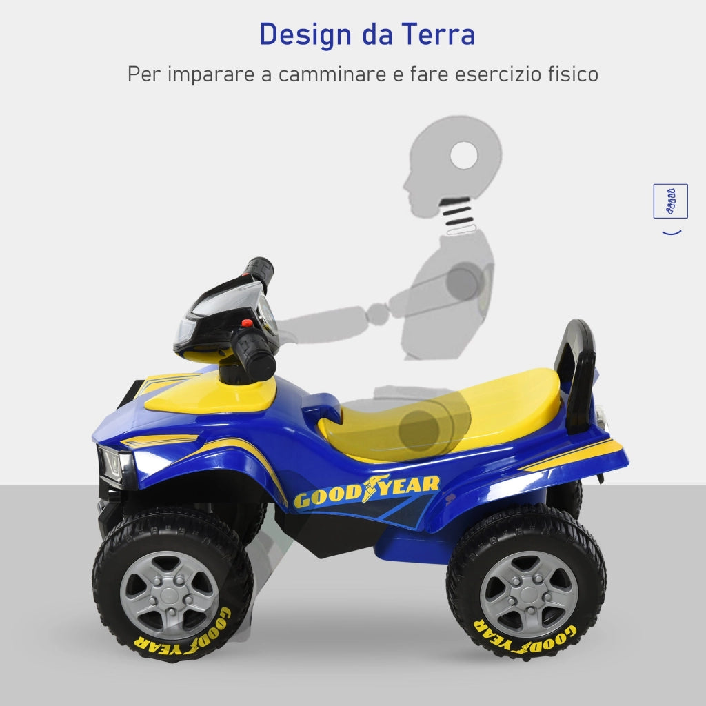Quad Cavalcabile per Bambini   Blu