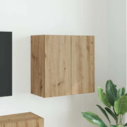 Mobile TV da parete-Mobile TV a Muro-Credenza TV Rovere artigianale 59,5 x 31 x 60 cm