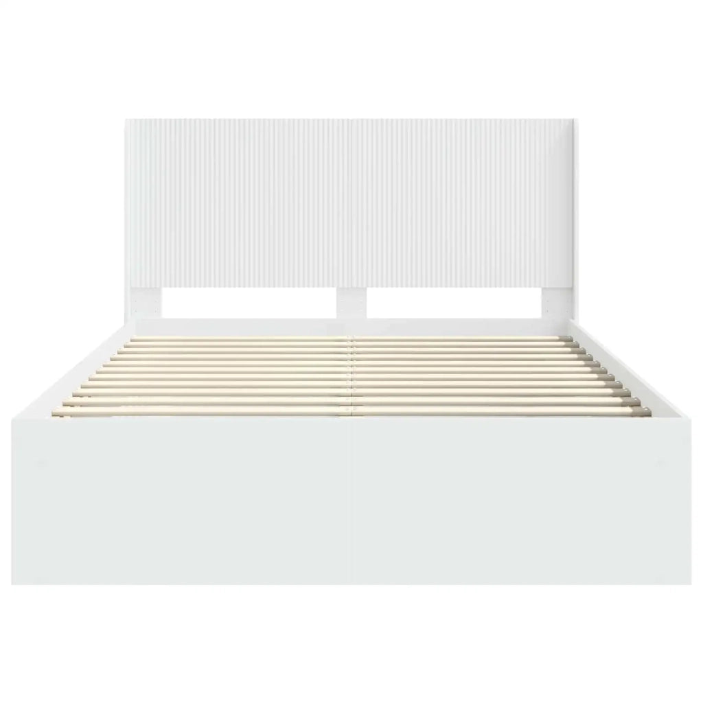 Letto da camera | Struttura del letto con stoccaggio e testata 3 pcs