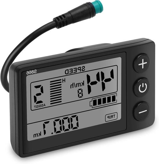 Pannello di controllo LCD per bicicletta elettrica S866 - 24V 36V 48V