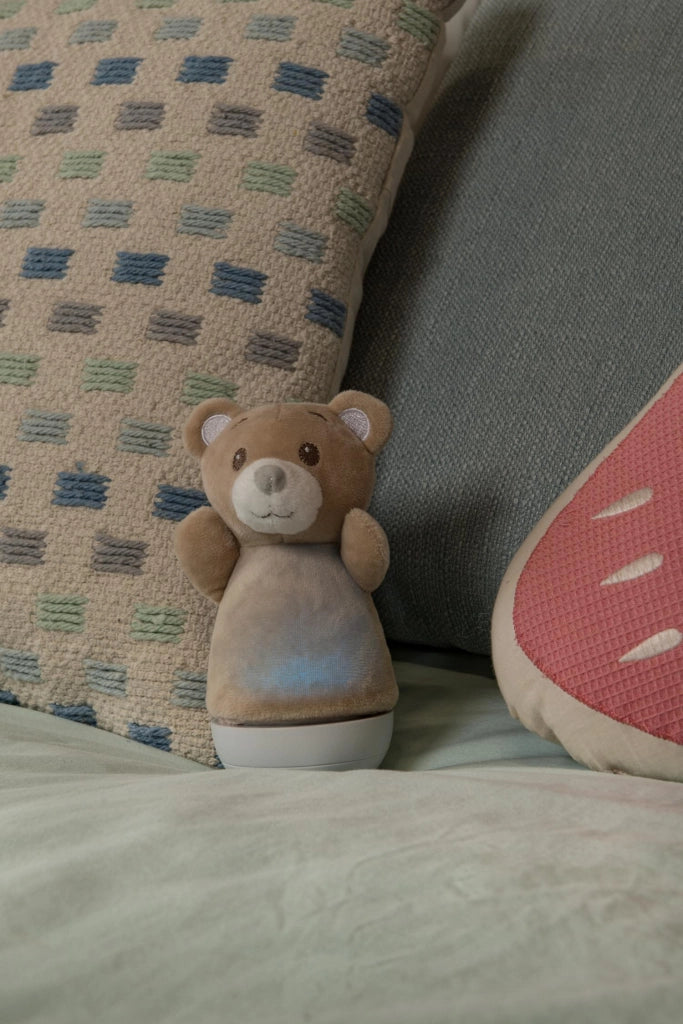Lampada notturna bambini DOLLY orso marrone LED Lucide