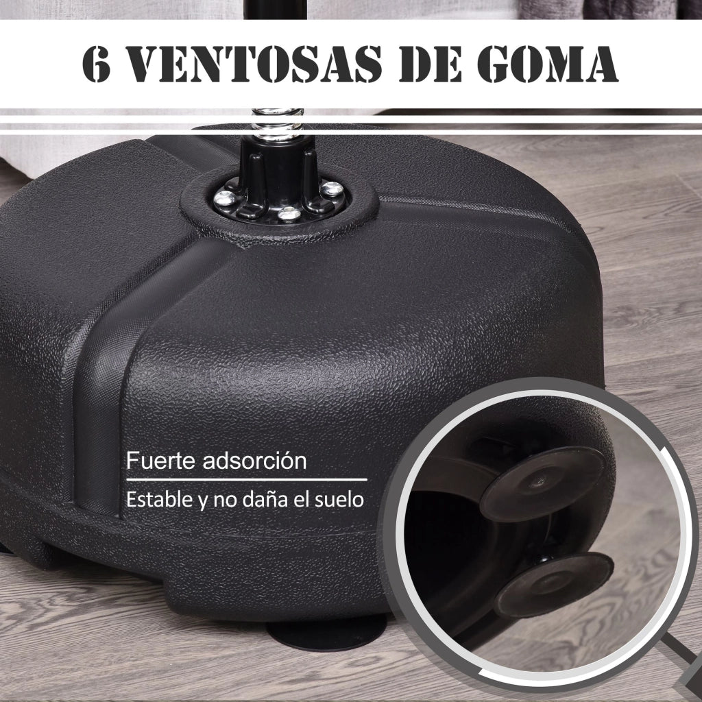 Punching Ball con Altezza Regolabile e Base ¨C Minimal ¨C Rosso 136-154 cm