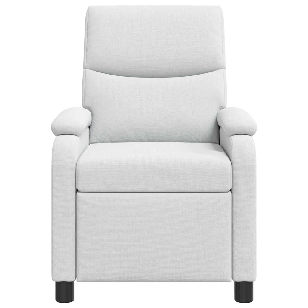Poltrona Massaggiante Bianco Tessuto 42035018