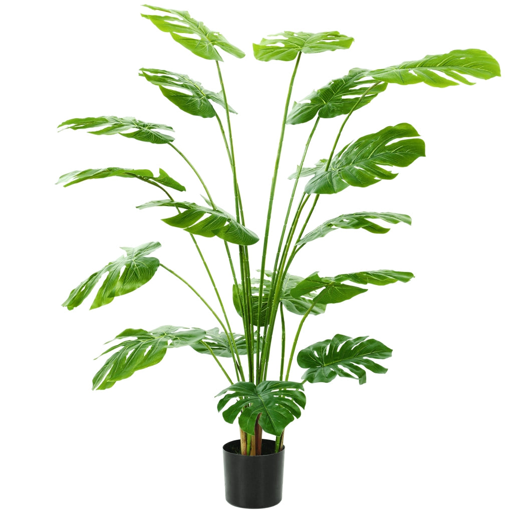 Pianta artificiale Monstera deliciosa con vaso ¨C zephmum ¨C verde altezza 150 cm