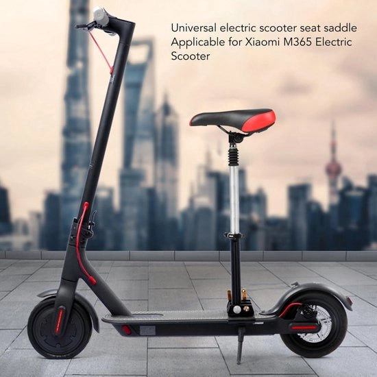 Sella per Scooter Elettrico - Opvouabile - Comfortevole - Regolabile - Assorbimento di Impatti - Lega di Alluminio - Adatto per M365