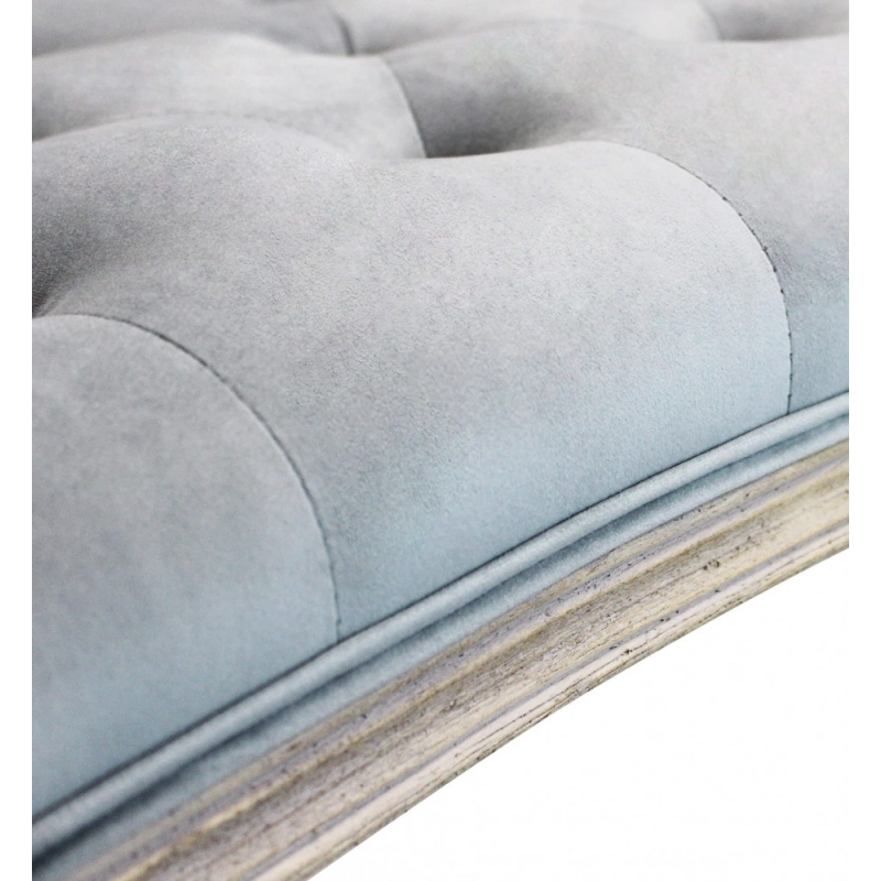 Set di 2 PANCA MADELYN IN VELLUTO GRIGIO