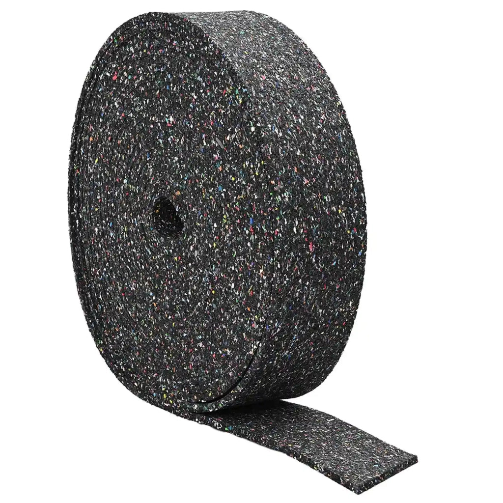 Rotolo di Granulato in Gomma Nero 1000 x 10 x 1 cm Gomma 42027291