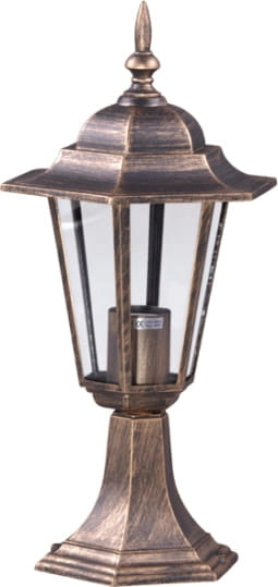 Lampione da giardino Kaja Standard K5009S nero oro