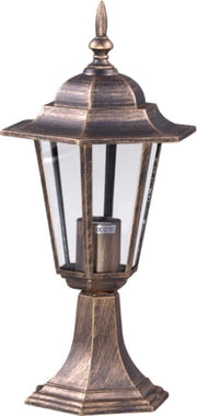 Lampione da giardino Kaja Standard K5009S nero oro