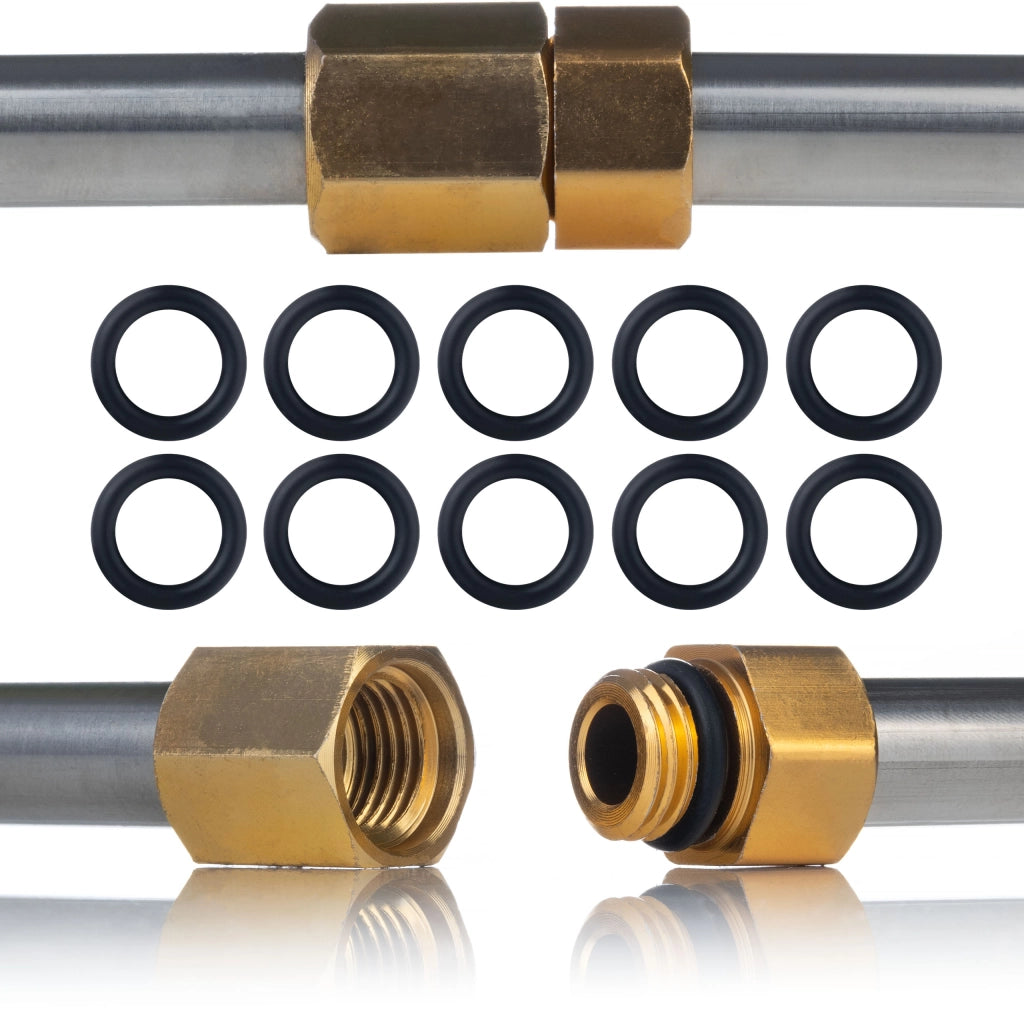 Set di Lance e Ugelli per Idropulitrice – 7 Lance (6 Dritte + 1 a 90°) + 6 Ugelli, Pressione Max 250 Bar