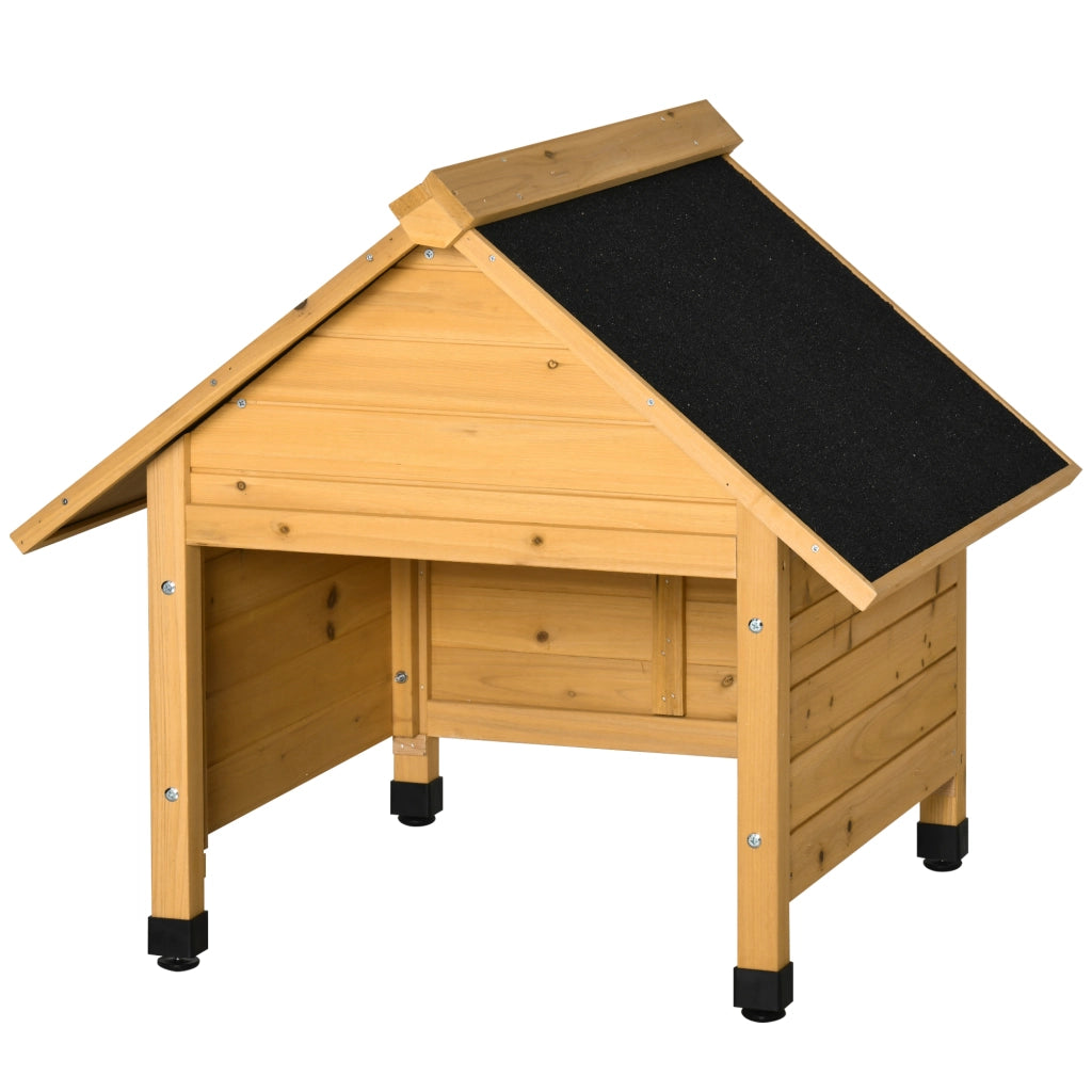 Garage per Robot Tagliaerba ¨C Xylo ¨C Giallo 75x76x70cm Protezione Sole e Pioggia