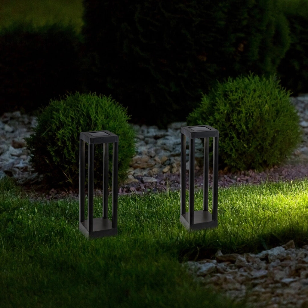 Lampada solare da giardino Cong nera 4000K IP44 Rabalux