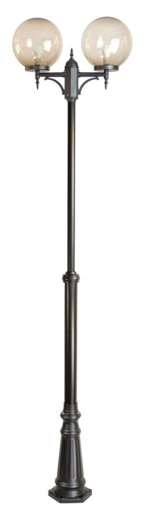Lampione giardino SU-MA Kule 290cm 2xE27 nero IP43