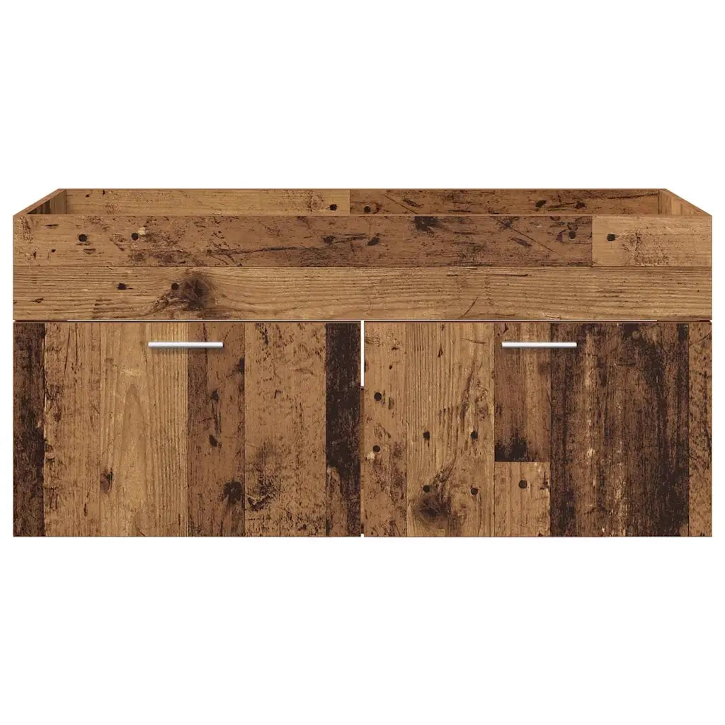 Armadio sottolavello con porta-Mobile sottolavello Legno vecchio Legno multistrato