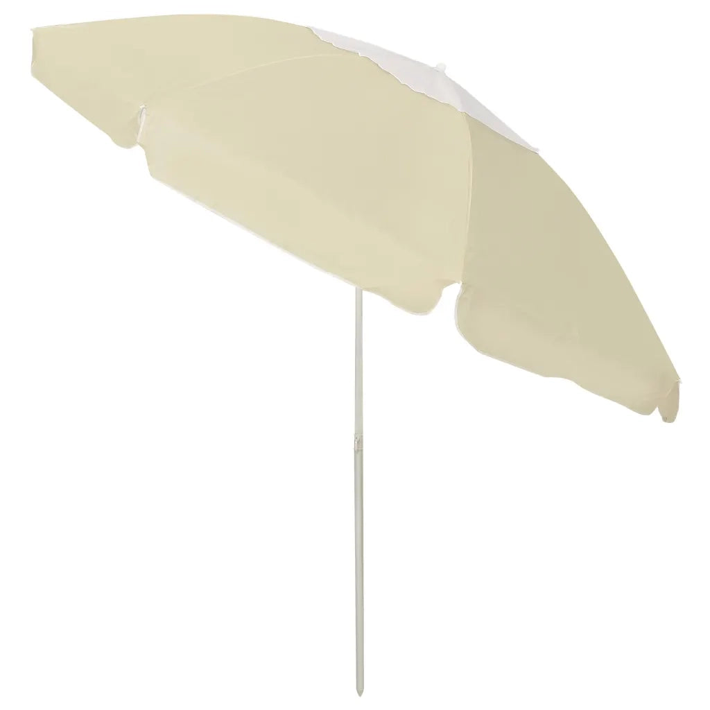 Ombrellone da Spiaggia-Ombrellone da mare Giallo Sabbia 240 cm 545474