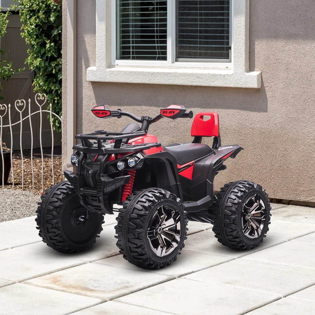 Auto elettrica per bambini ¨C zephmum ¨C rosso nero