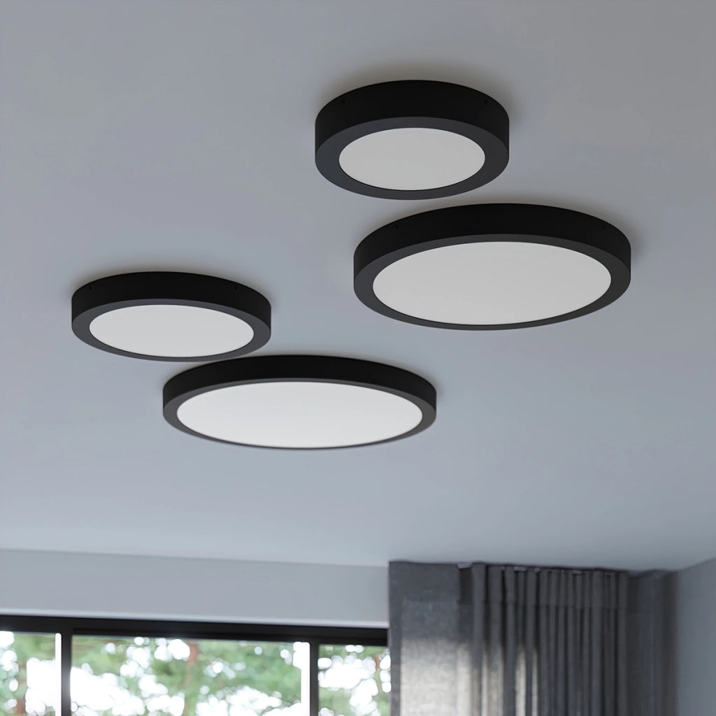 Lampada da soffitto a LED Onyx Deep Space 65W 5177lm 3000K Alluminio bianco