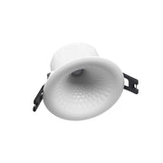 Faretto da incasso non orientabile bianco 5w 3000K luce calda