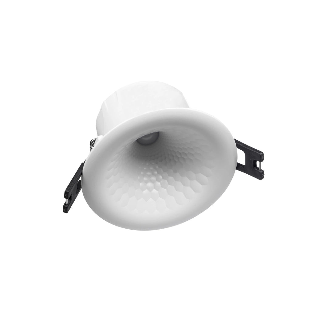 Faretto da incasso non orientabile bianco 5w 3000K luce calda