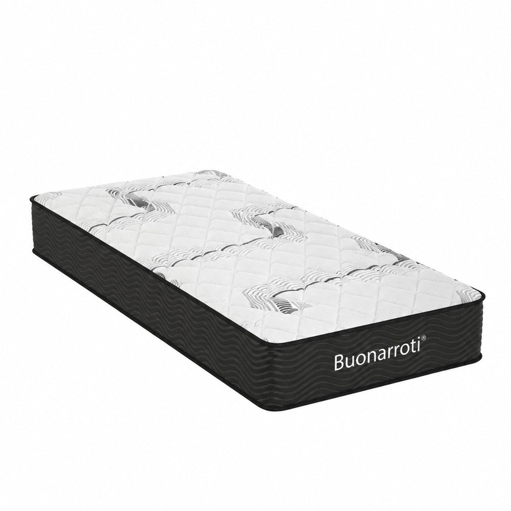 Materasso singolo Tarico 90x190x22.3 H cm. con molle insacchettate e strato in memory foam