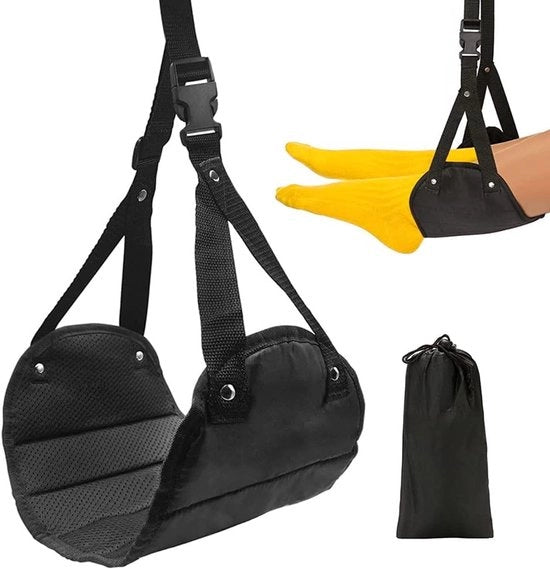 Sostegno per Piedi per Modelli di Aerei - Comodo e Rilassante - 1 pezzo - Nero