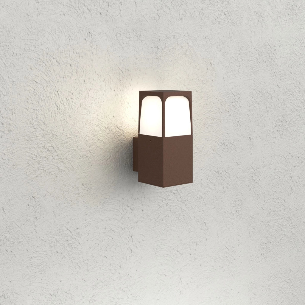 YORK APPLIQUE 1 LUCE ATTACCO E27 COLORE CORTEN IP54