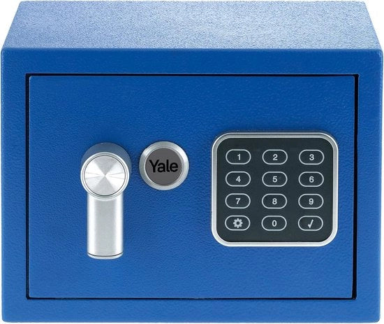 Cassaforte Elettronica Mini - Sicurezza - Compacto - Blu