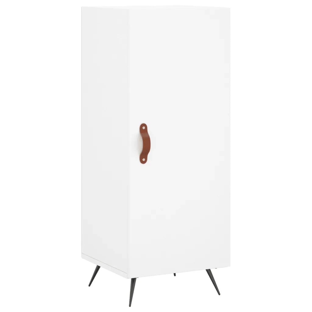 Credenza | Madia | Buffet da pranzo | Armadio da pranzo Bianca 34,5x34x90 cm in Legno Multistrato