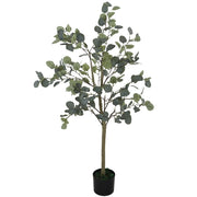 Pianta Artificiale Eucalipto 150 cm in Vaso ¨C zephmum ¨C Verde per Interni