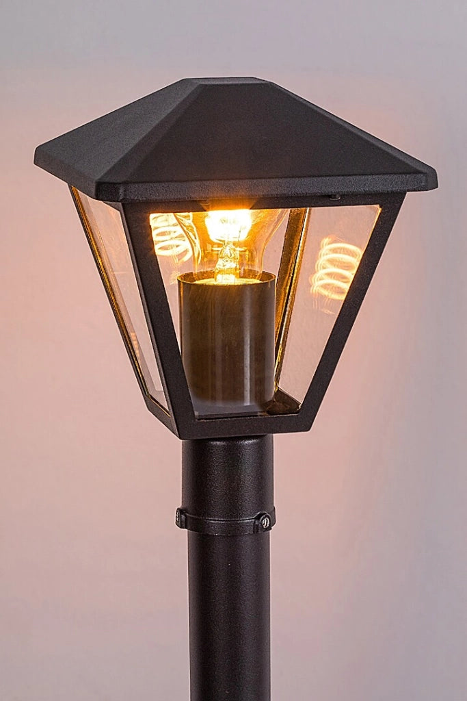 Lampione da giardino Paravento nero E27 IP44 Rabalux