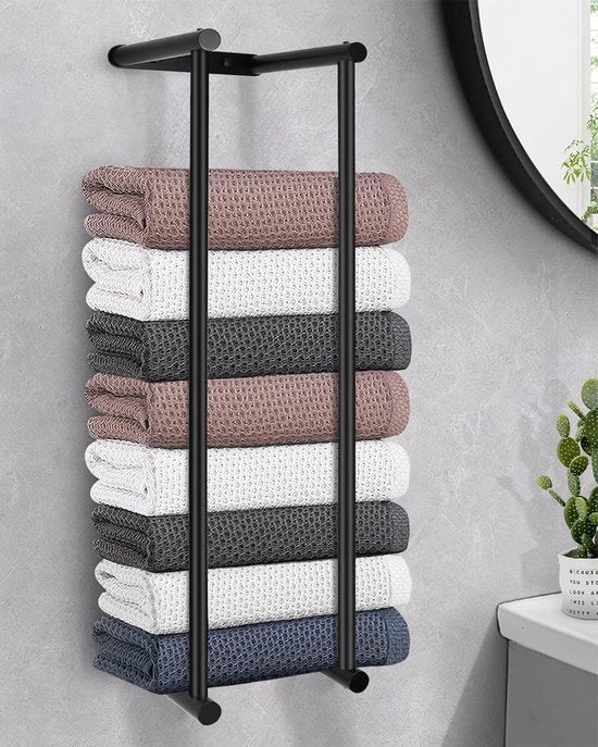 Sostegno asciugamano, 75 cm x 20 cm e 15 cm dal muro
