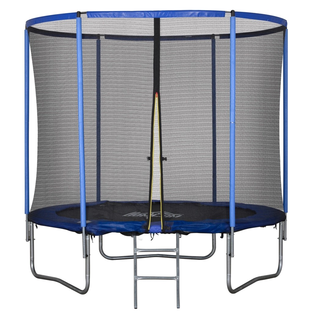 Trampolino da Giardino ¨C Minimal ¨C Blu e Nero, ?244x240cm
