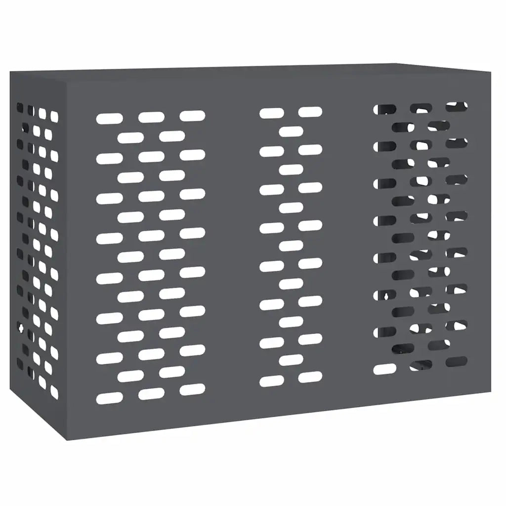 Copertura per condizionatore d'aria Antracite 110 x 50 x 80 cm 865906