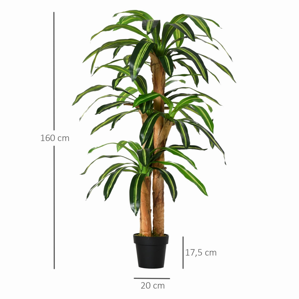 Pianta Artificiale Dracaena ¨C Minimal ¨C Verde ?20x160 cm