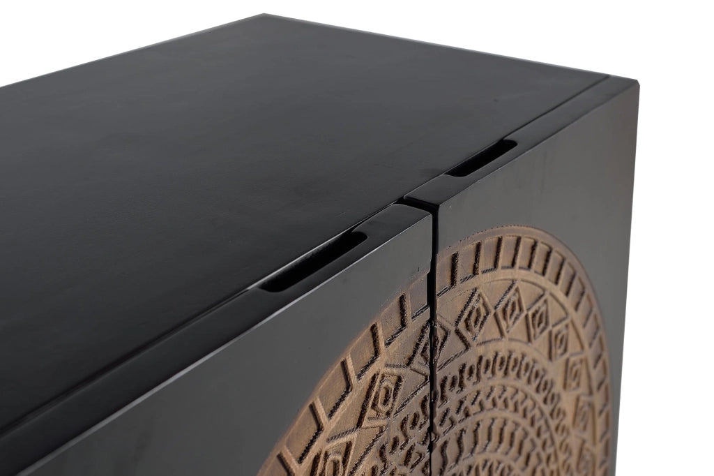 Credenza in legno di mango e metallo