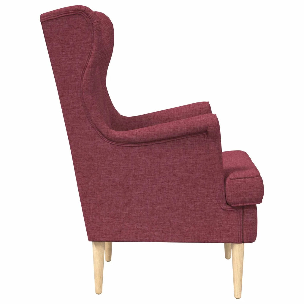 Poltrona Rosso Vino Tessuto 42029921